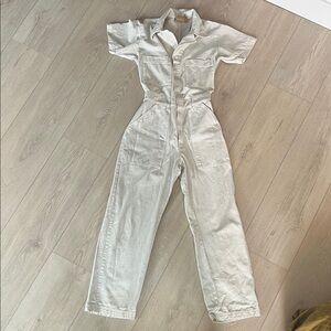 Off White Big Bud Press Short-Sleeve Jumpsuit - S